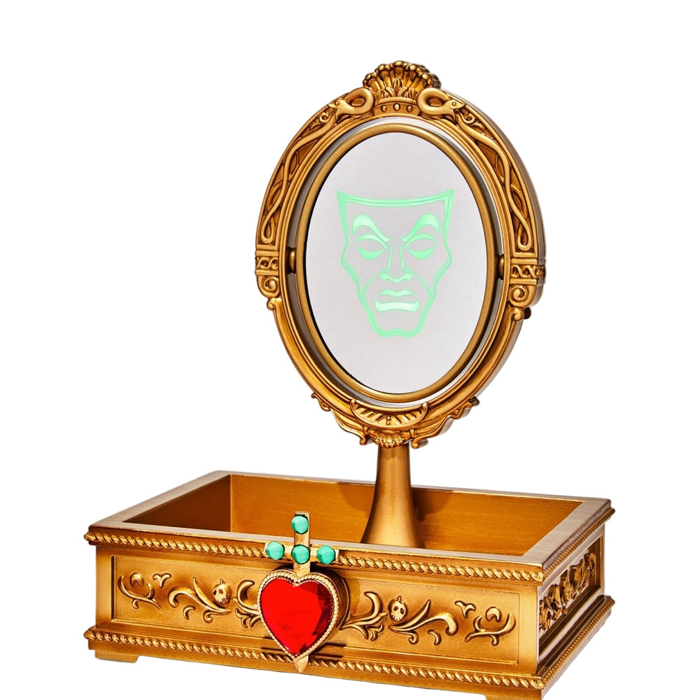 Bath & Body Works Disney Evil Queen Gold Vanity Mirror Jewelry Box